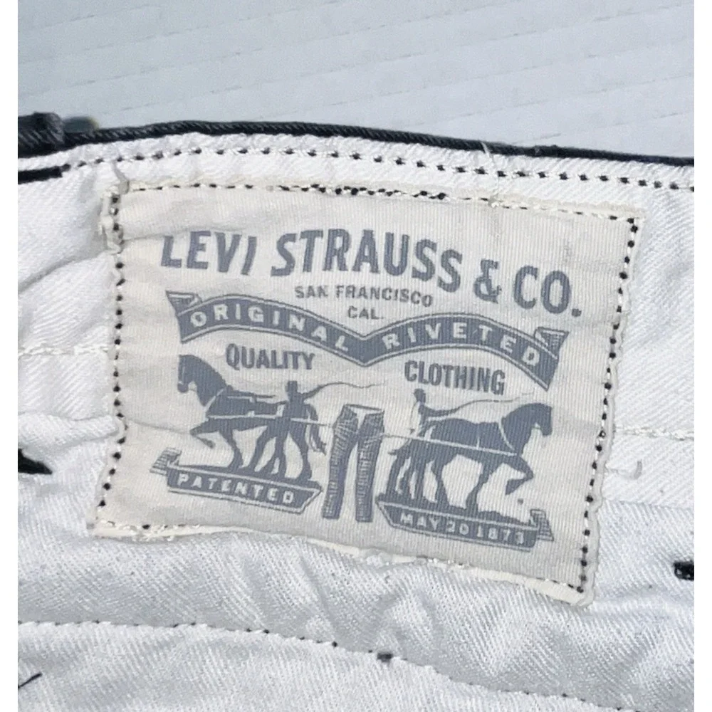 Levi's Chino Pants‎ Men's 28x30 Gray Straight Leg Fit Professional Academia